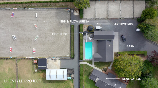 Lifestyle project aerial shot