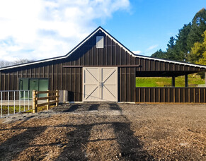 Latest Project: Cute Barn with minor dwelling &amp; covered yards