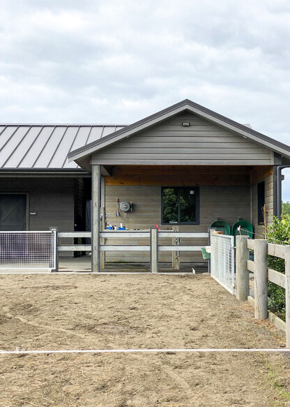 Sand yards facing wash bay