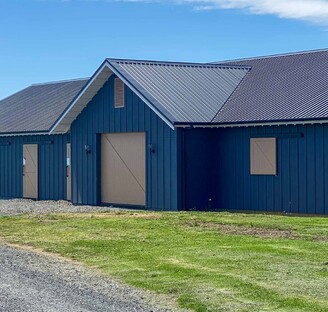 Custom design goat barn