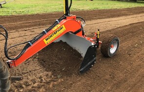 Montefiori - Graders and scrapers with laser control options.