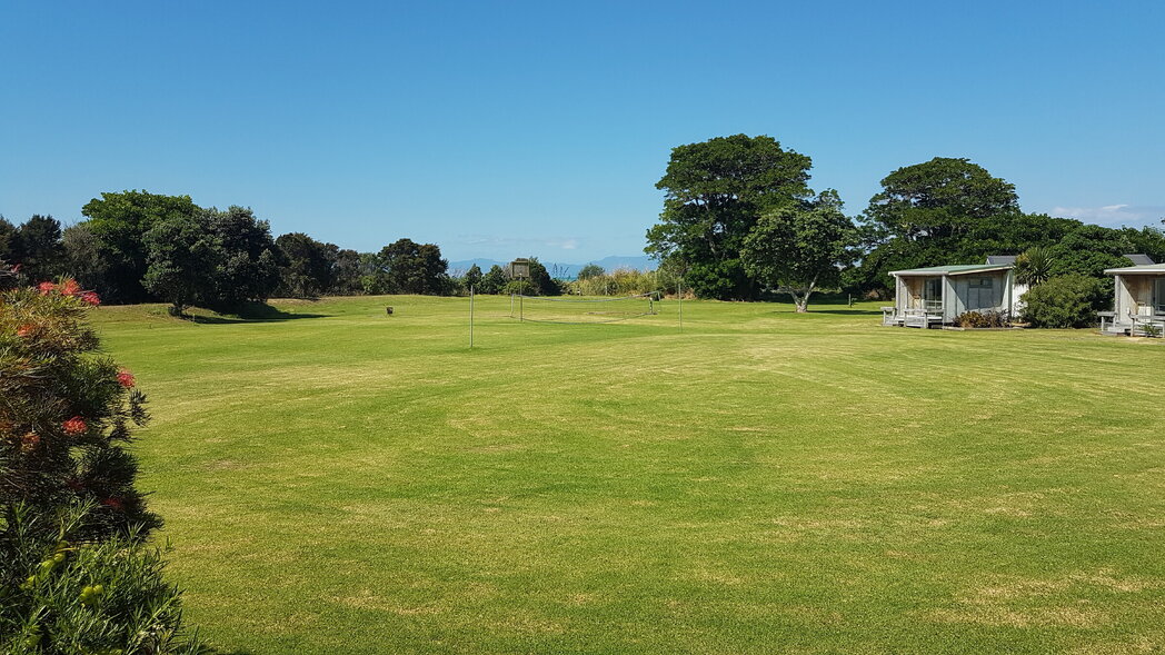 Great outdoor spaces with a view across to the Coromandel