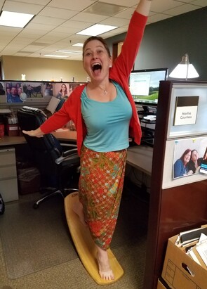 Law firm North Carolina USA excited to receive their Office rock-it boards!