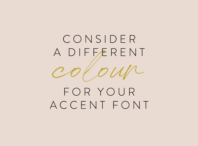 Consider accent colours
