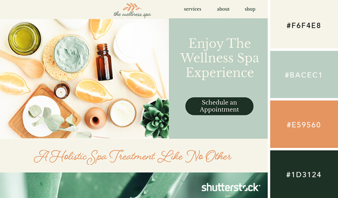 Color Palettes for Health & Beauty Sites