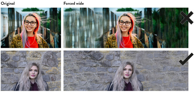 Wide images for websites are important