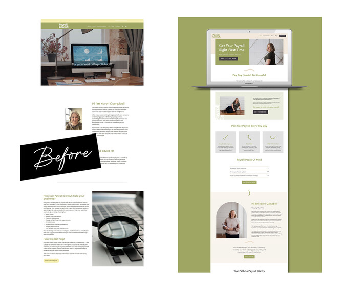 Payroll Consultant Web Design