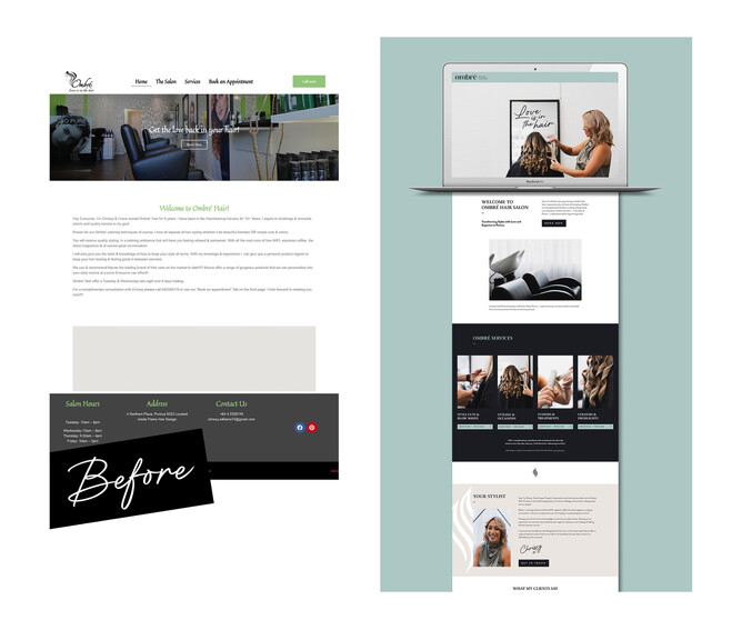 Hairdresser Website Design