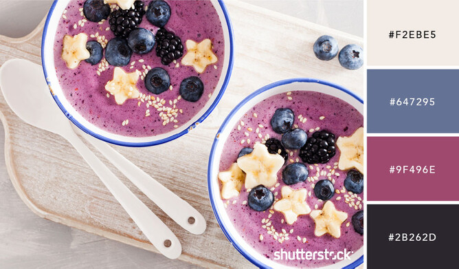 Color Palettes for Food & Beverage Sites