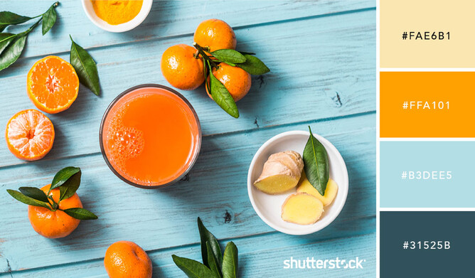 Color Palettes for Food & Beverage Sites