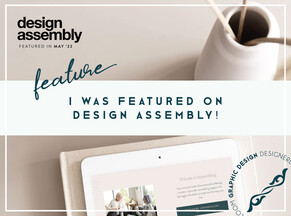 I was featured on Design Assembly!