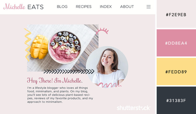 Color Palettes for Blog & Portfolio Sites