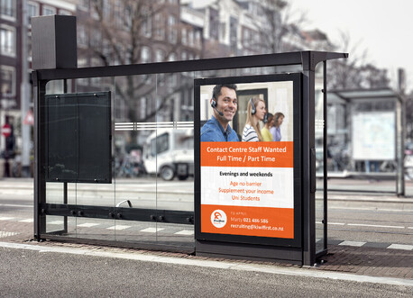 Advert for KiwiFirst Call Centre