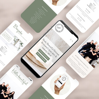 Web design and build – Designerbloom Graphic Design – Wellington, New Zealand