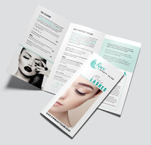 TriFold Price List Menu design and print – Designerbloom Graphic Design – Wellington, New Zealand