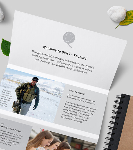 Flyer for QRisk, Auckland