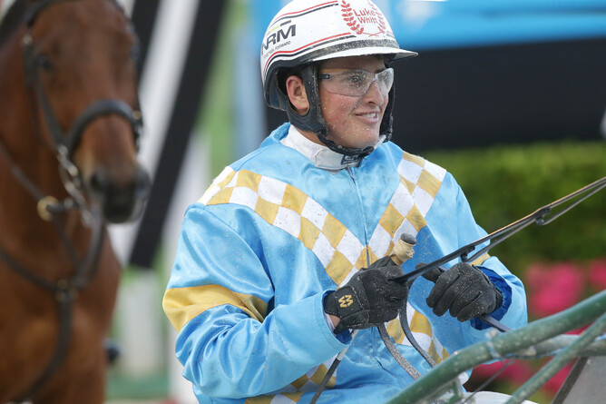 Current leading North Island Junior Driver Luke Whittaker. Photo: Trish Dunell