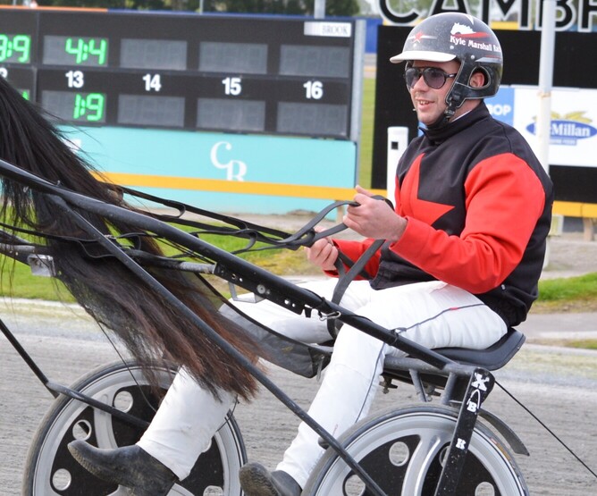Cambridge trainer and driver Kyle Marshall. - Photo: Chanelle Lawson