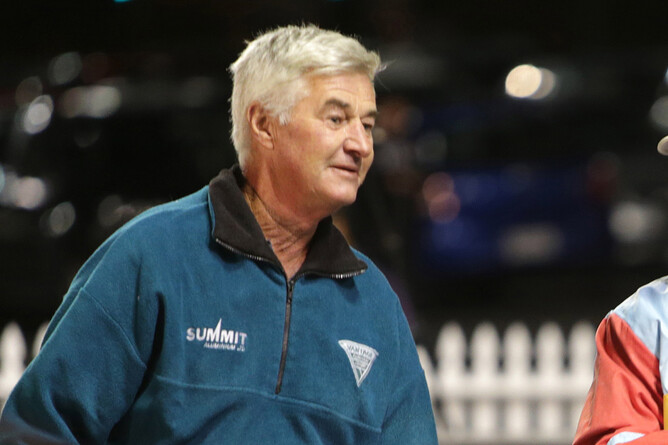 Cambridge trainer Mike Berger - Trish Dunell