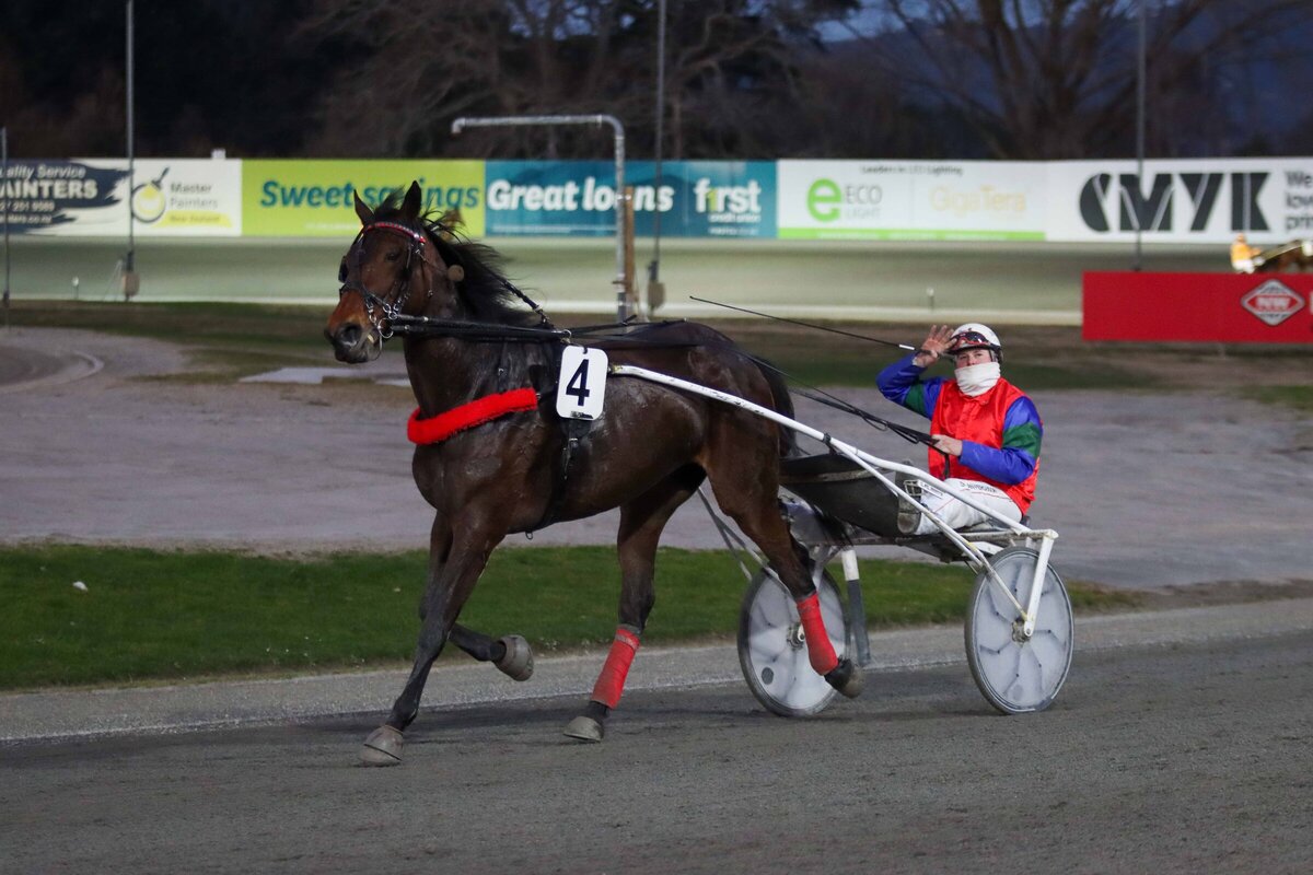 Ferguson chalks up first training win Cambridge Raceway