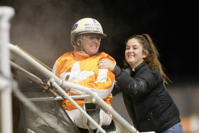 Nicky Chilcott (left) is hoping to add to her winning trainer tally on Thursday at the Cambridge Raceway where she lines up four runners - Photo: Trish Dunell