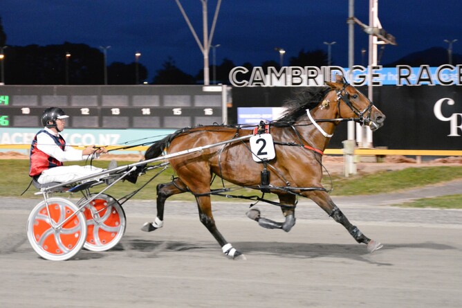 Emmber heads to the Cambridge Raceway on Thursday night. - Photo: Chanelle Lawson