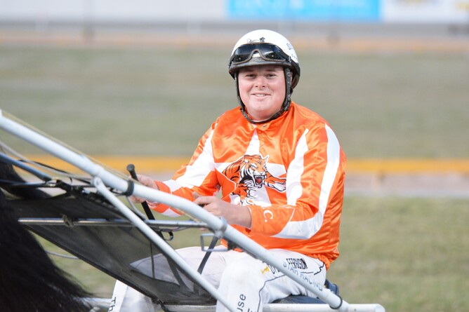 Dylan Ferguson posted three wins at The Raceway on Saturday. Photo: Chanelle Lawson