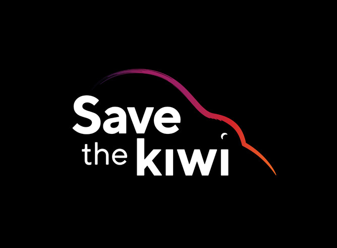 Image of the Save the kiwi logo.