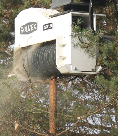 Forestry mulchers for excavators