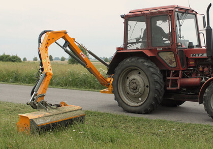 Boom mowers with fixed displacement of the KR-PB series