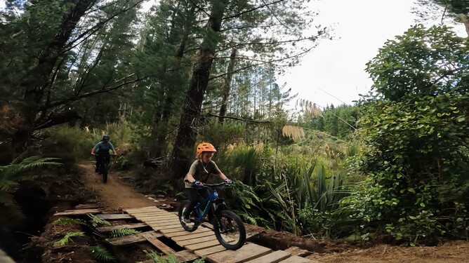 Felix leading the way back to the Carpark along Ye Old Mill Road