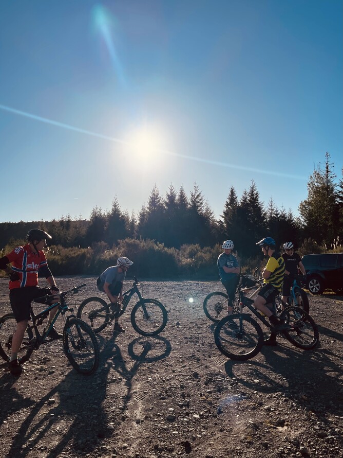 Meeting up at Ye Old Mill Carpark for a Wednesday Night Ride