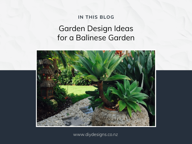 Balinese is a versatile garden design theme