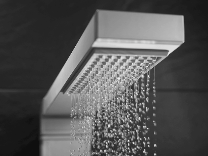 water efficient shower head