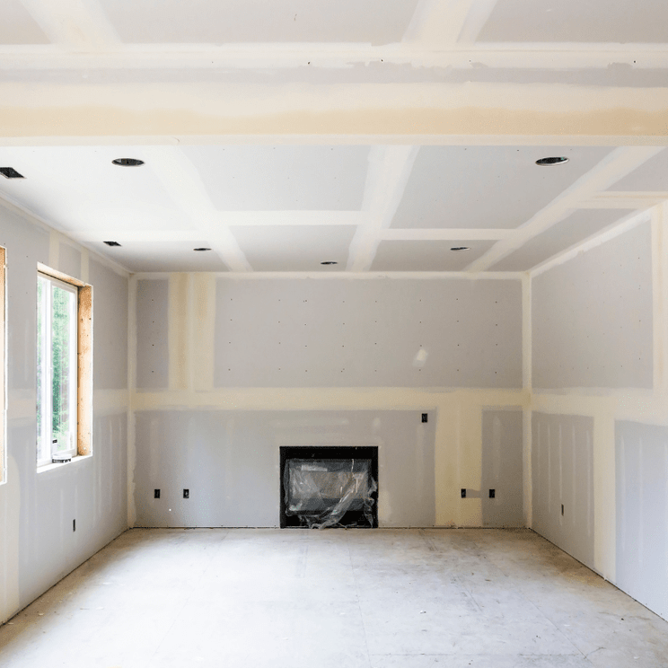 Renovations and alterations to a living room in a Bay of Plenty home