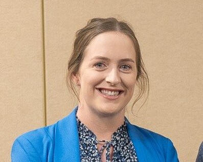 Rachel Doolan from Development West Coast giving a CO.STARTERS testimonial.