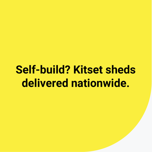 Self build DIY kitset steel sheds