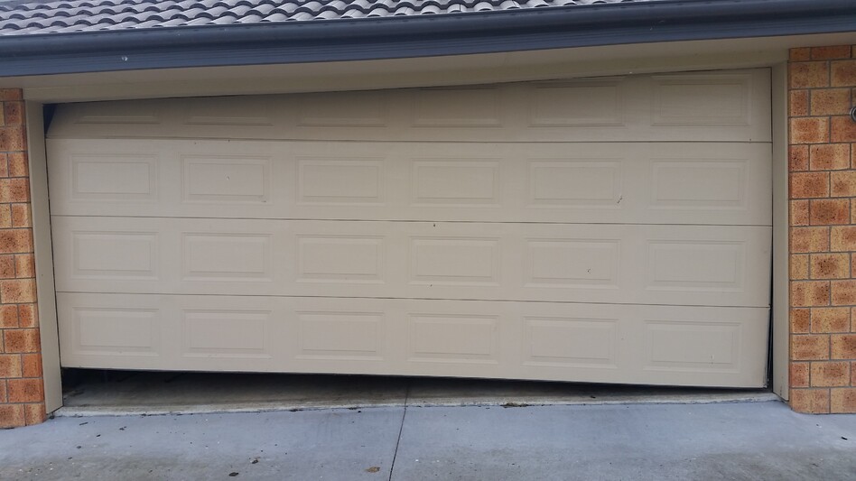 One of the results of failure to get your door serviced