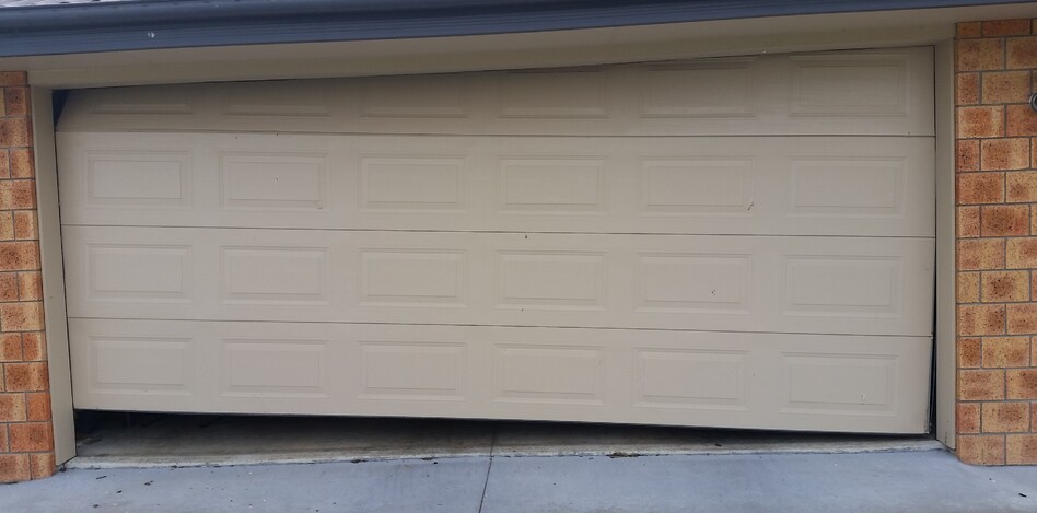 One of the results of failure to get your door serviced