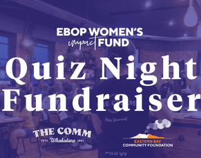 Quiz night fundraiser for the Eastern Bay Women&#039;s Impact Fund