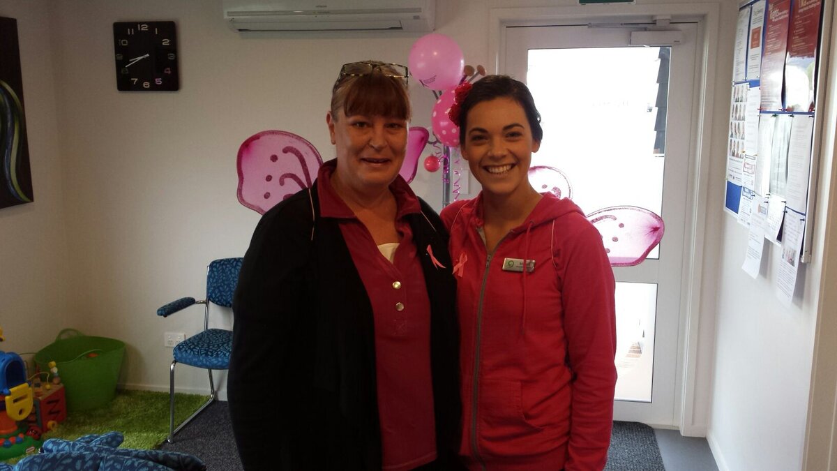 Waihi Family Doctors Pink for the day!