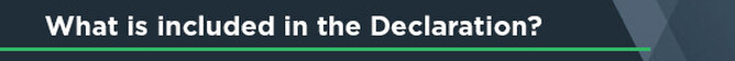 What is included in the Declarations?