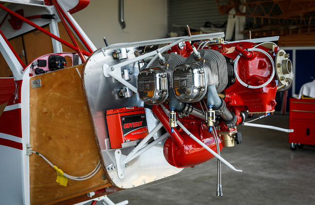 light aircraft engine