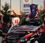 Mike Young team 2nd overall podium