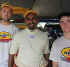 Team photo with Guna - team boss