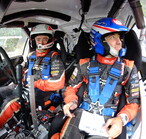 Mike Young and Malcom Read in car