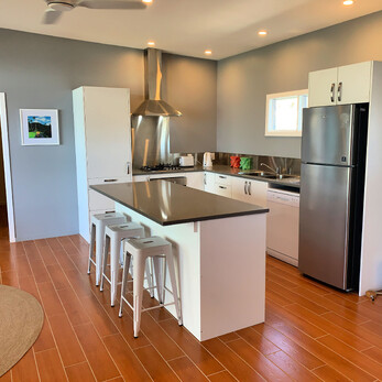 Fully equipped kitchen in each apartment