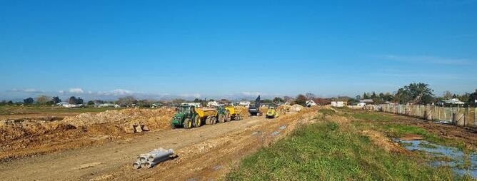 Stage 20 works well underway