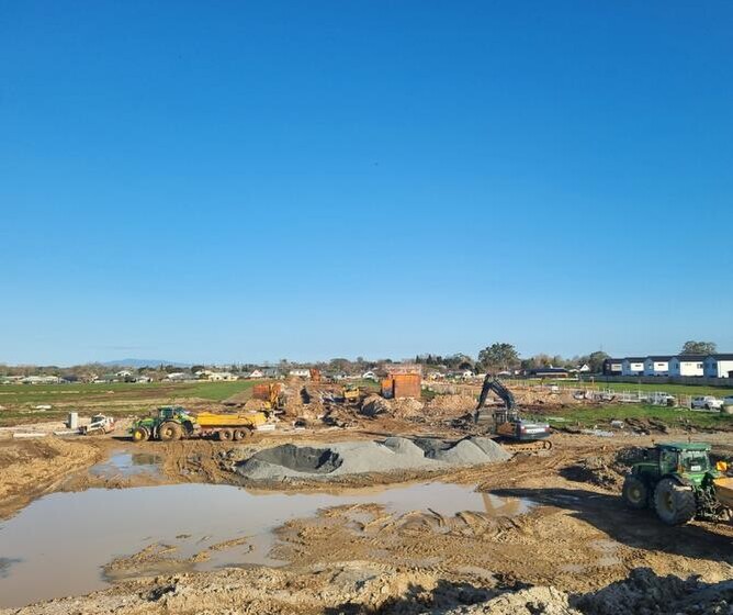 Stage 21 works in full swing