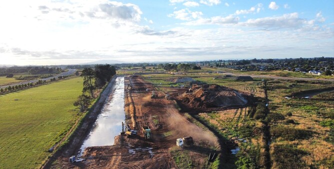 Swale 5 Under Construction